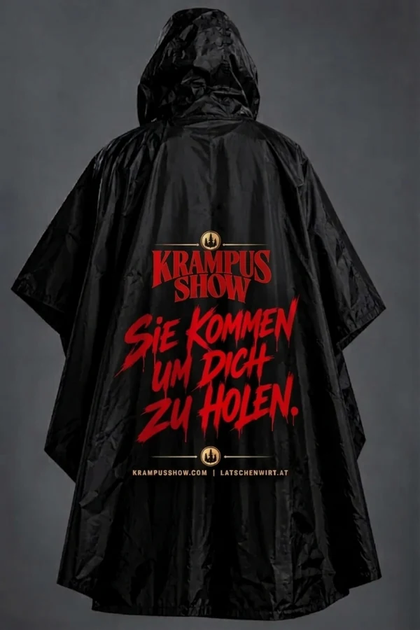 Rain Poncho “They're coming to get you”